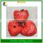 Custom Reusable Grocery Red Heart Shaped Polyester Foldable Shopping Bag
