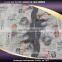 100% polyester air layer fabric newspaper print