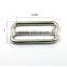 High quality nickel free zinc alloy 38mm belt slide buckle metal double buckle/adjustable buckle for bags                        
                                                Quality Choice