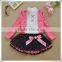 2015 Spring Autumn Fashion Children Clothing Girls Floral Dress Suit Kids Princess Lace Three-piece Sets children girl dress G10