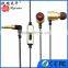 With Microphone Volume Control Metal durable earbuds with microphone