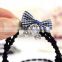 Fashion Korea style Shiny Crystal Hair Accessories Camellia Flowers Bow Hair Rope Hair Ring Rubber Bands Hairbands