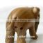 Green Tan carved wooden hand playing pieces elephant / creative home small ornaments / featured birthday gifts hand playing piec