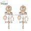 Jewelry Fashion Gold Earring, Fashion Earring, Alloy Dangle Skull Earrings Jewelry