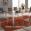 L829 EXTENDABLE GLASS DINING TABLE IN MODERN DESIGN LIVING SITTING KITCHEN