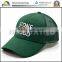 Fashion headwear embroidery logo green curved brim cotton trucker cap