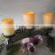 cheap led iron table standing plastic candle holder