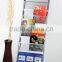 4 Tiers floor standing metal magazine rack
