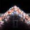 newest Christmas colored led string lights 360 degree round for building