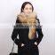 Hot selling popular real fur scarf for ladies