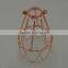 Different Style Colourful Bulb Guard,Wire Lamp Shade,Antique Metal Wire Bird Cages