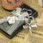wedding favor--Tuxedo Heart Corkscrew in Gift Box Ribbon and Tag