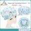 flower shower cap/polyester swim caps