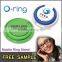 O-ring cheap Reusable Sticky plastic Finger ring holder For cell Phone