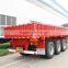 New tri axle side drop flatbed semi trailer / side wall cargo trailer for sale (ISO twist locks are optional)