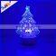 3D Illusion Night Light Chirstmas Tree Home Decoration Desk Lamp
