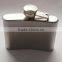 4oz mini flask leak-proof eco-friendly FDA LFGB stainless steel hip flask lead Pb free