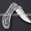 OEM 7Cr17Mov backlock folding knife with nylon bag