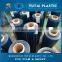Wholesale semi blue crystal plastic pvc sheet roll for printing