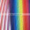 Rainbow gradual change colorful pleated fabric for fashion dress or girls party dresses