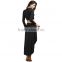 High Quality American Apparal Fashion Women Long Sleeve Tops Two Piece Skirt Set Slim Clothes Sexy Bodycon Evening Party Dress