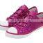 Sequins sparkling high quality vulcanized sneaker cheap sexy fancy shoes women casual china canvas shoe woman shoes 2016