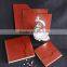 2016New elegant hotel leather book Cover