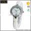 Japan movement luxury Women watch pearl numeral dial ceramic band