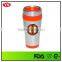 Customized Double wall 400 ml travel coffee mug with lid