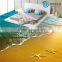 Vivid 3D pvc floor covering for indoor usage