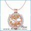 Europe American women fashion coin crystal tree of filie pendant necklace elegant grade quality jewellry