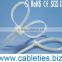 Natural cable ties Cable wrapping bands Handcuffs police Custom Size Black and White
