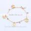 2016 Fashion high quality cheap 18k gold plated jewelry anklets