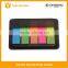 Colorful plastic sticky note flags page marker