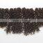 4pcs modacrylic fibre #1B black Kinky Curl synthetic hair extensions for black women hair bundle weaves