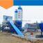 factory supply concrete mixing plant HLS120 engineers service on-site for abroad clients