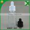 e liquid empty glass bottle with glass dropper childproof cap and ruber top