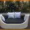 Garden Rattan Daybed Sofa Round Patio Wicker Furniture