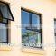 Good ventilation aluminium top hung window design guangzhou aluminum windows