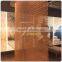 Architectural decorative metal spiral mesh