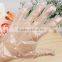 2015alibaba China Reusable Wholesale Cheap Clear Plastic Customized Disposable Cooking Gloves
