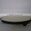 Cordierite baking Stone With Black Porcelain Enamel Steel Rack/Use For Baking Pizza In Grill