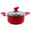 white ceramic coating casserole/sauce pot/pot