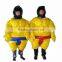 2016 HOLA sumo wrestling suits for sale/foam padded sumo suits