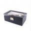 Wholesale Custom High-grade PU Leather Watch Box, Black Beautiful Jewelry Box