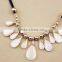 Bohemian style crystal opal necklace for mother