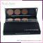 Affordable Private Label Eyebrow Pencils 4 color Eyebrow Palette with eyebrow pencil