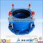 ductile iron wide range flange adaptor for PE pipe