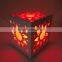 Wholesale Hot Sell Cube Hollow Out LED PVC Plastic Table Light With Round Pins Plug For Bedroom Decorating
