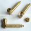 Hardware factory custom high precision brass metal smoking pipes parts